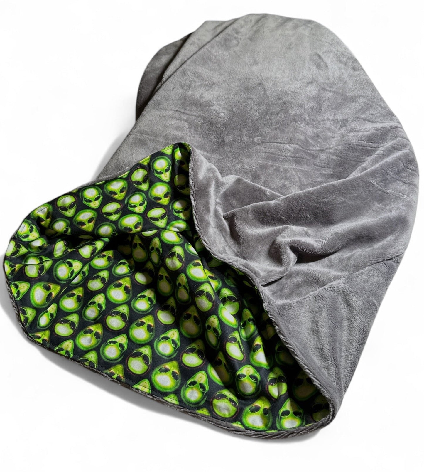 Little Green Men Snuggle Sack Bed