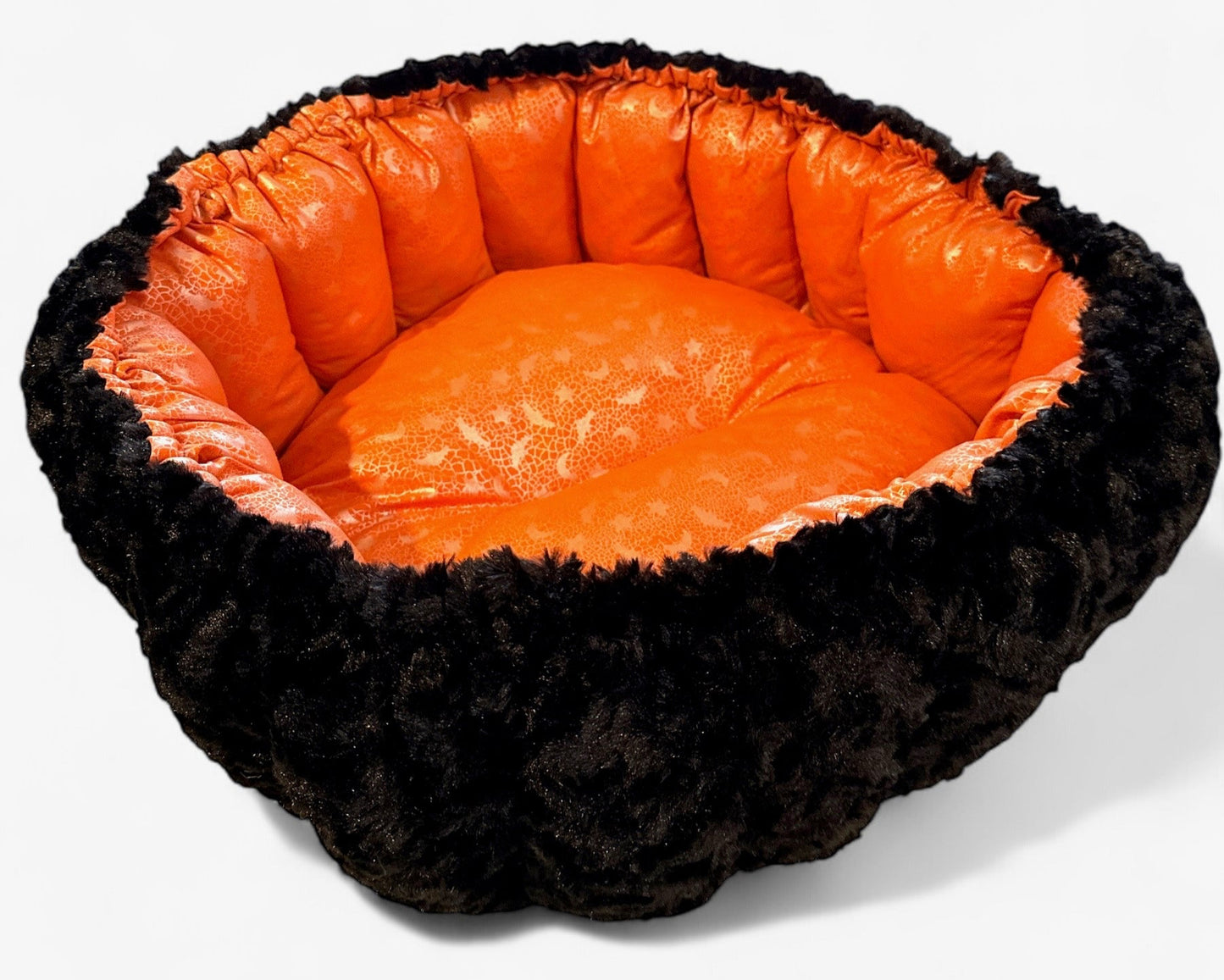 Metallic Mystic Orange Nest Bed
