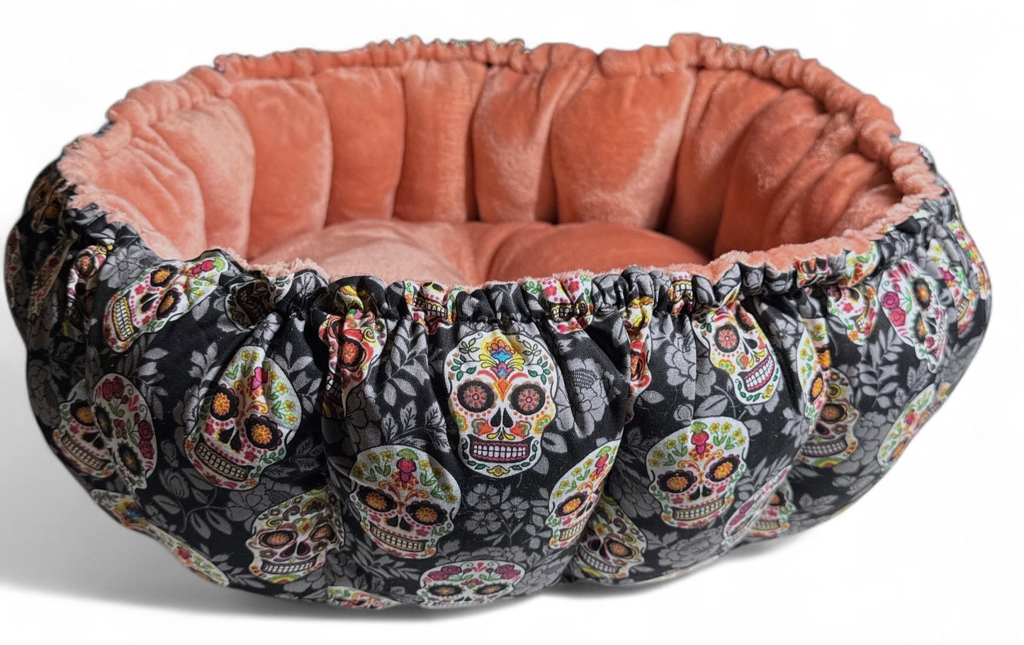 Floral Sugar Skulls Nest Bed