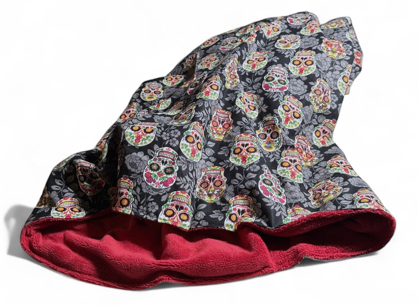 Floral Sugar Skulls Snuggle Sack Bed