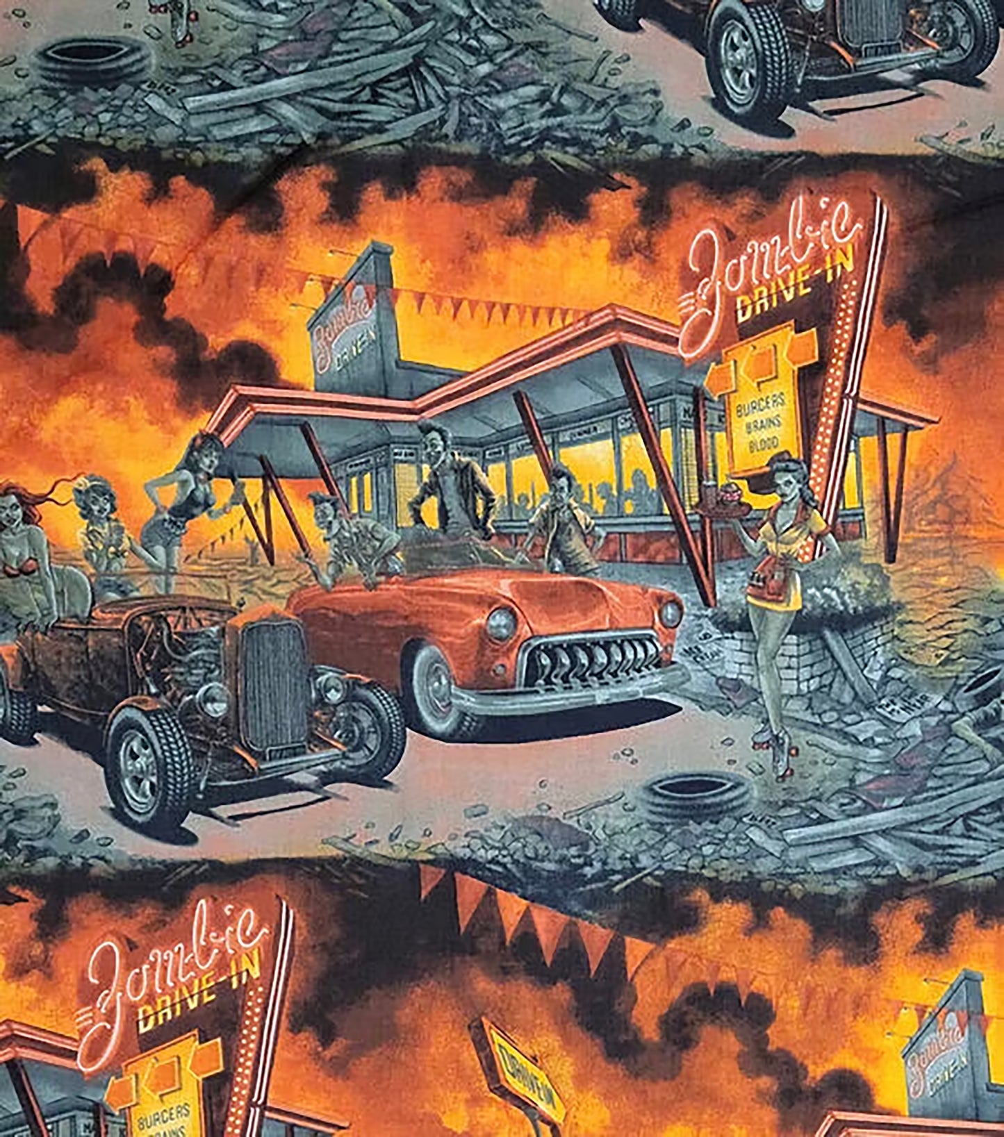 Zombie Drive-In Snuggle Sack Bed
