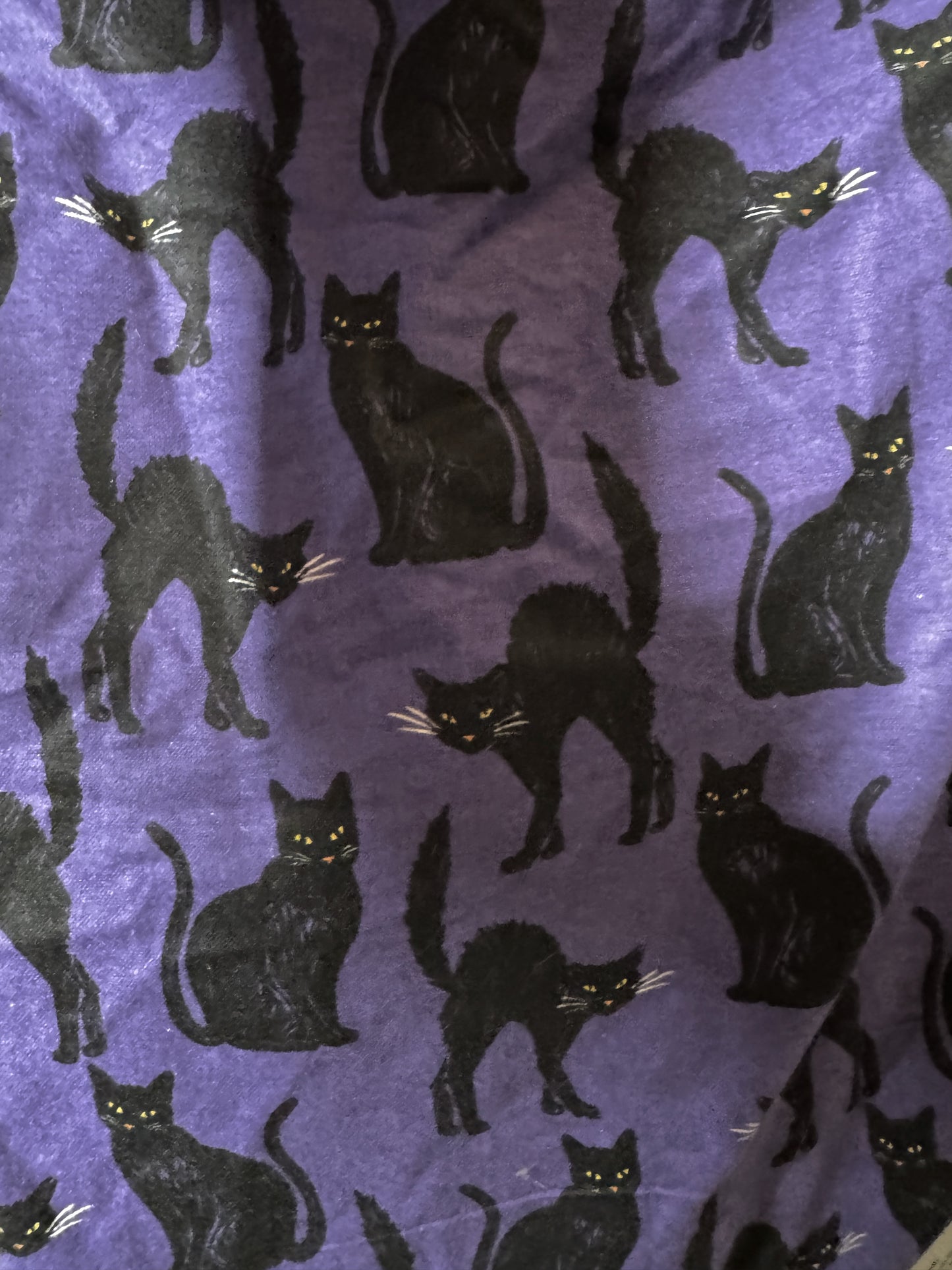 Black Cat Power Snuggle Sack Bed