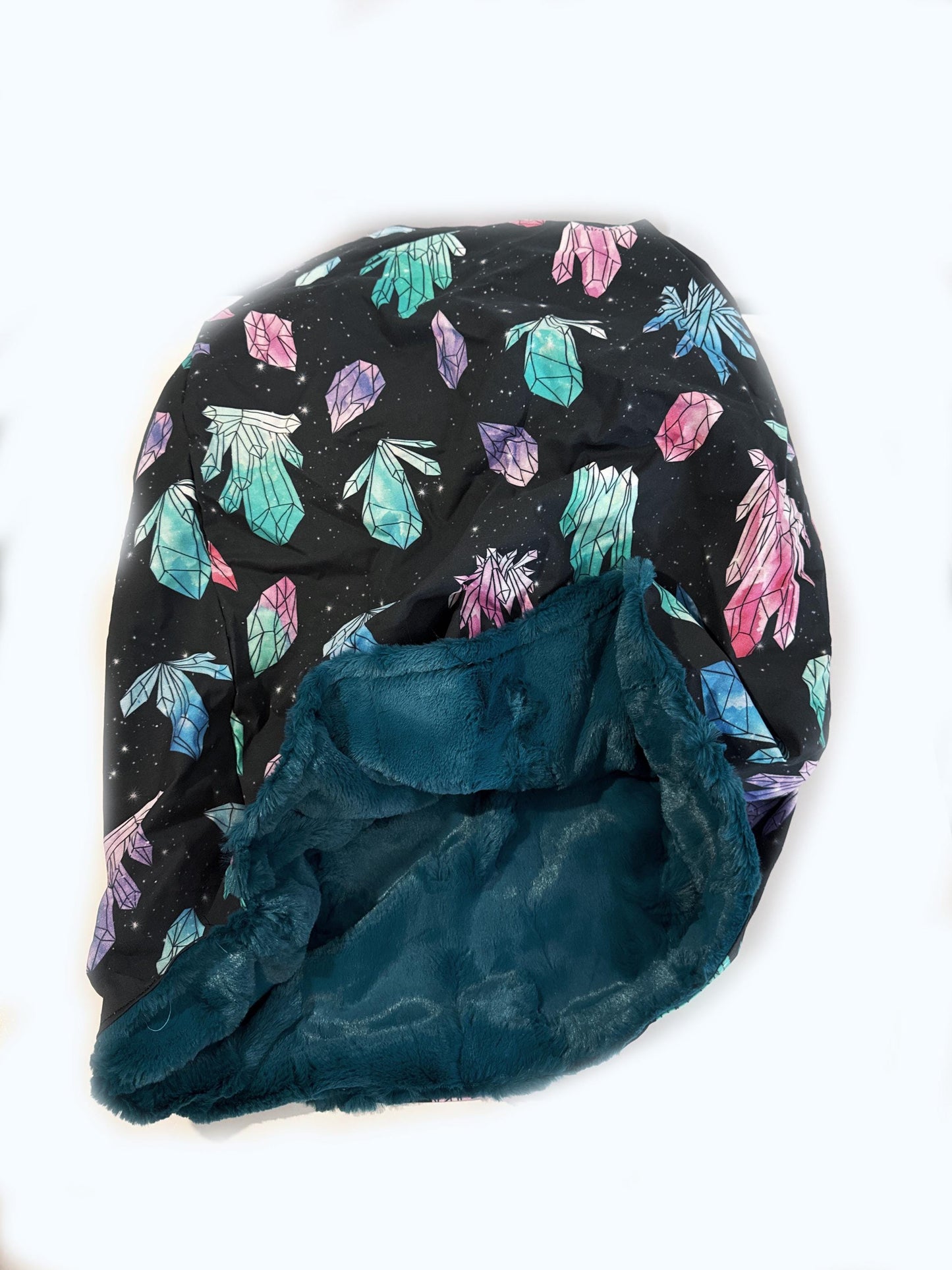Watercolor Crystals Snuggle Sack Bed