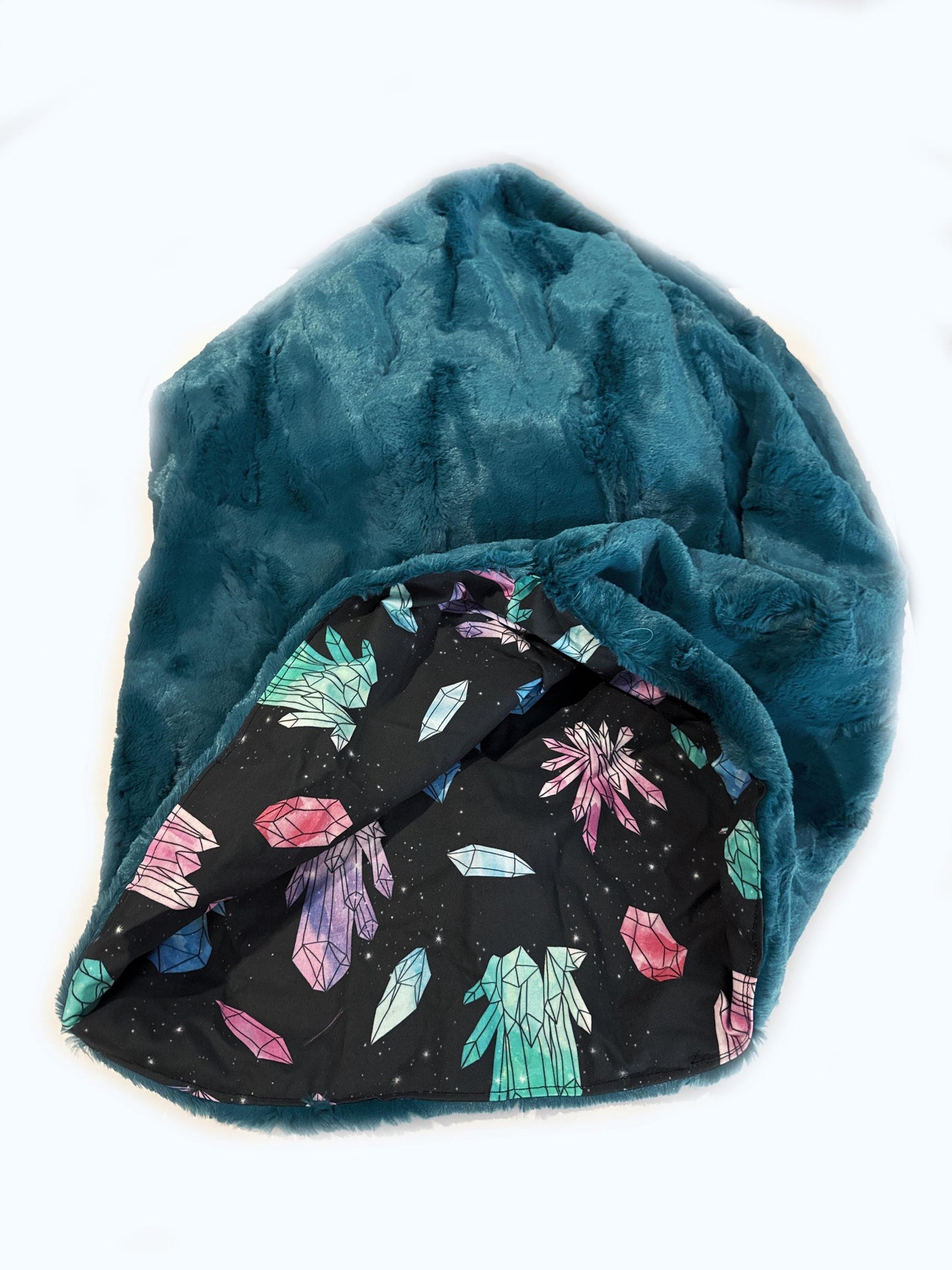 Watercolor Crystals Snuggle Sack Bed