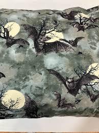 Moonlit Halloween (green) Snuggle Sack Bed