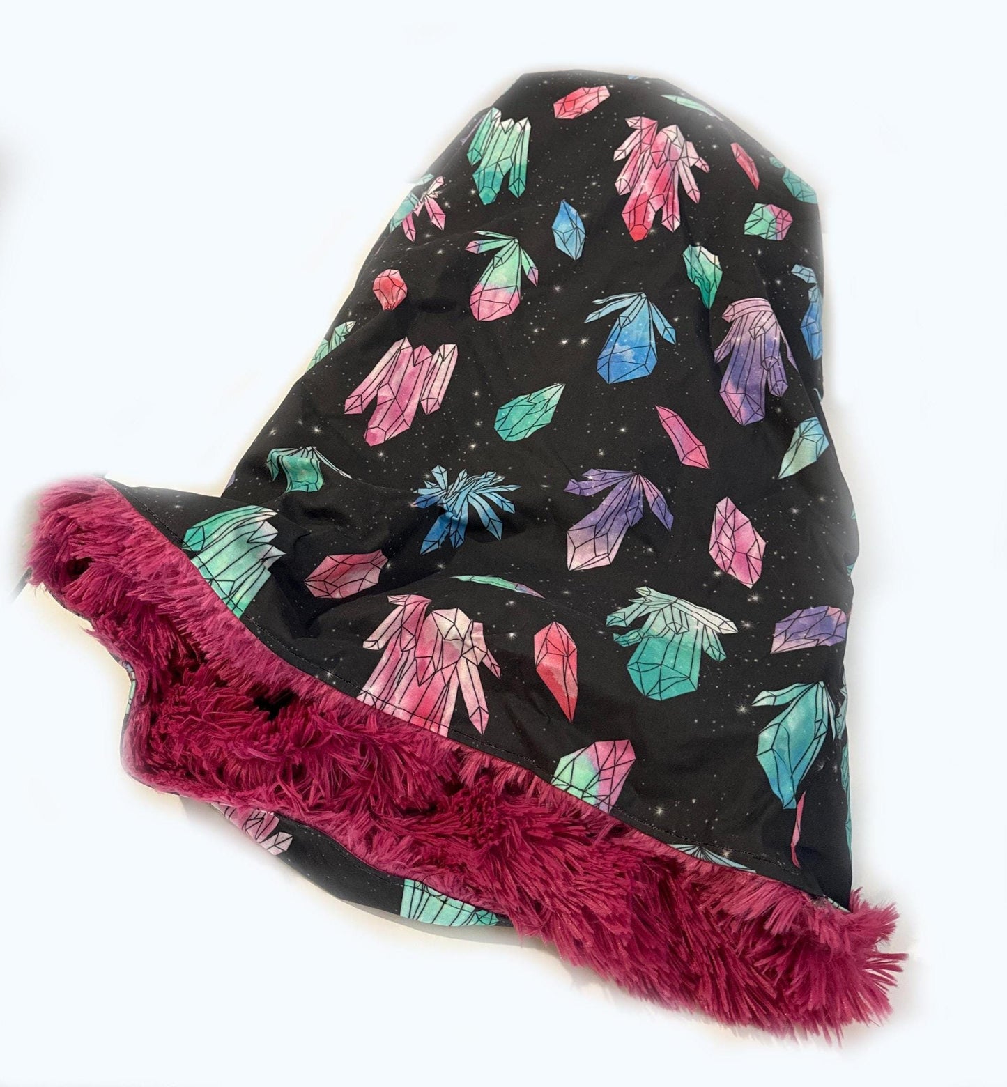 Watercolor Crystals Snuggle Sack Bed