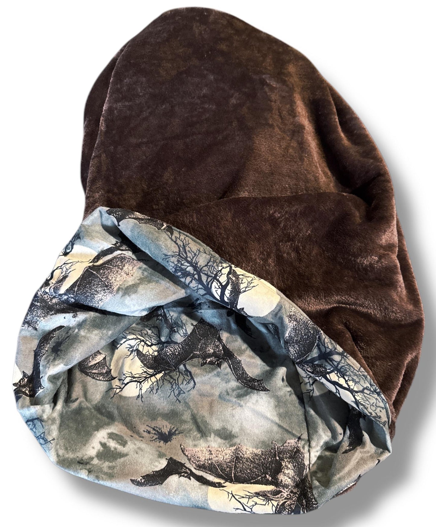 Moonlit Halloween (green) Snuggle Sack Bed