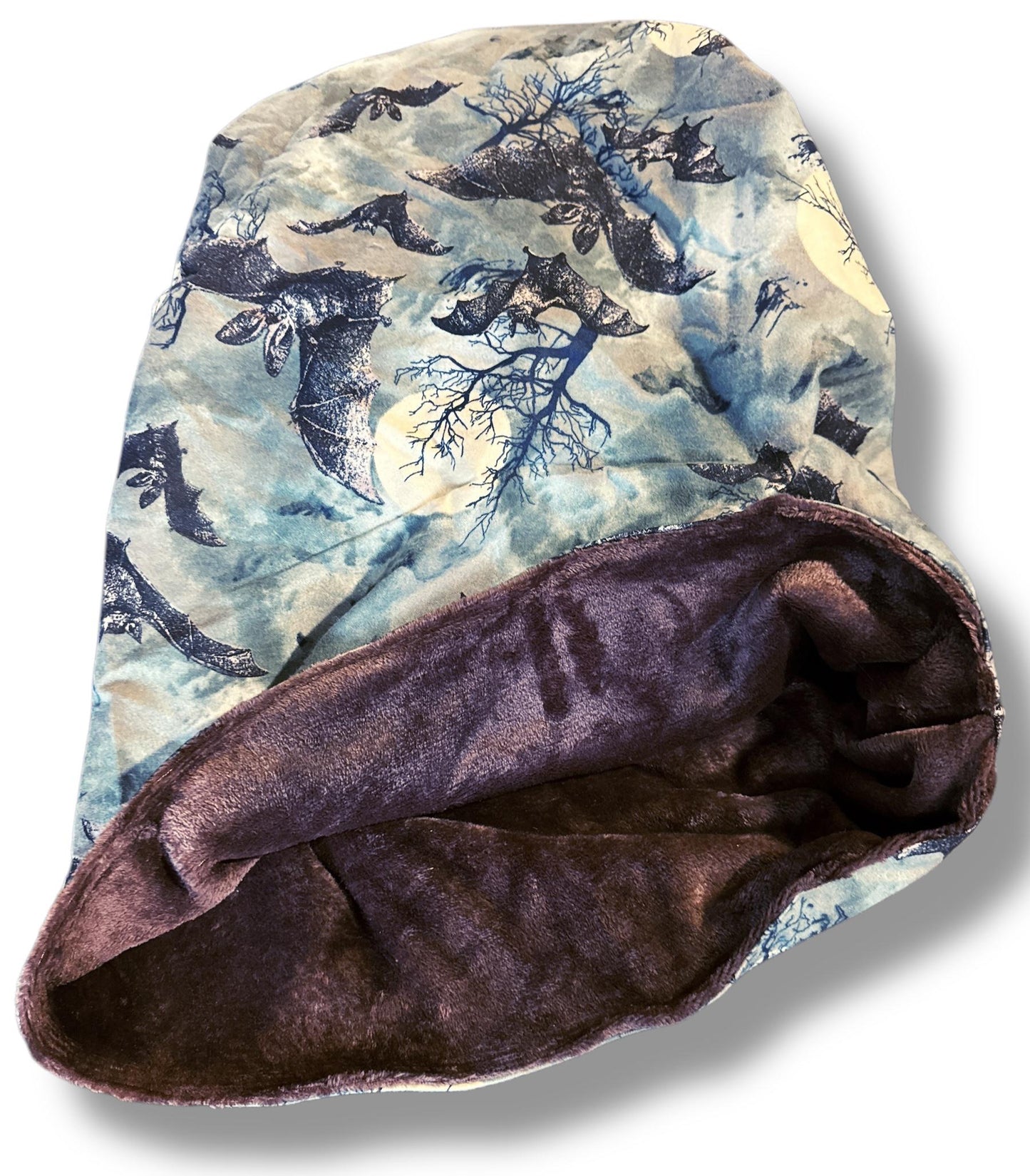 Moonlit Halloween (green) Snuggle Sack Bed