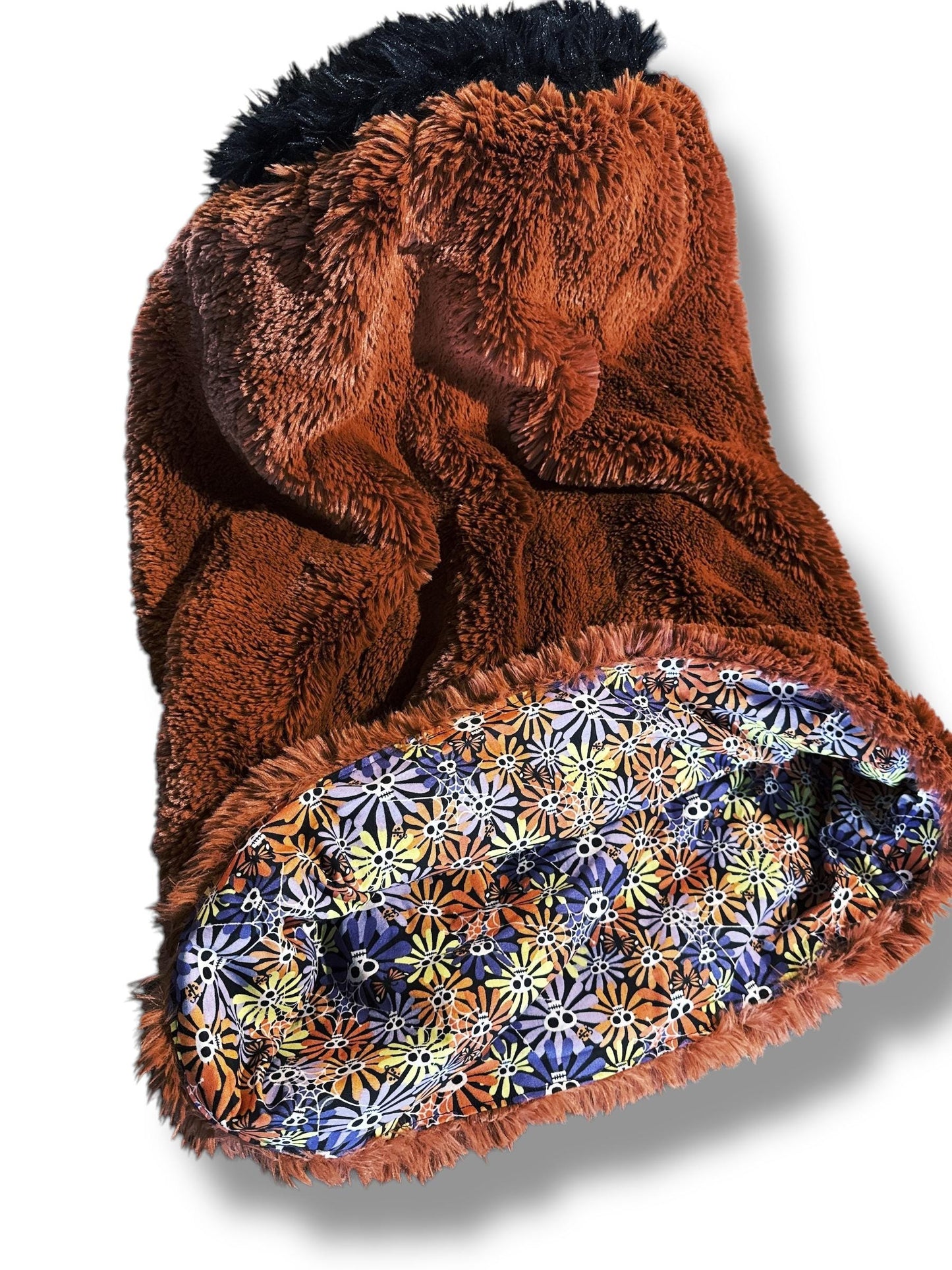 Blooming Skulls Snuggle Sack Bed