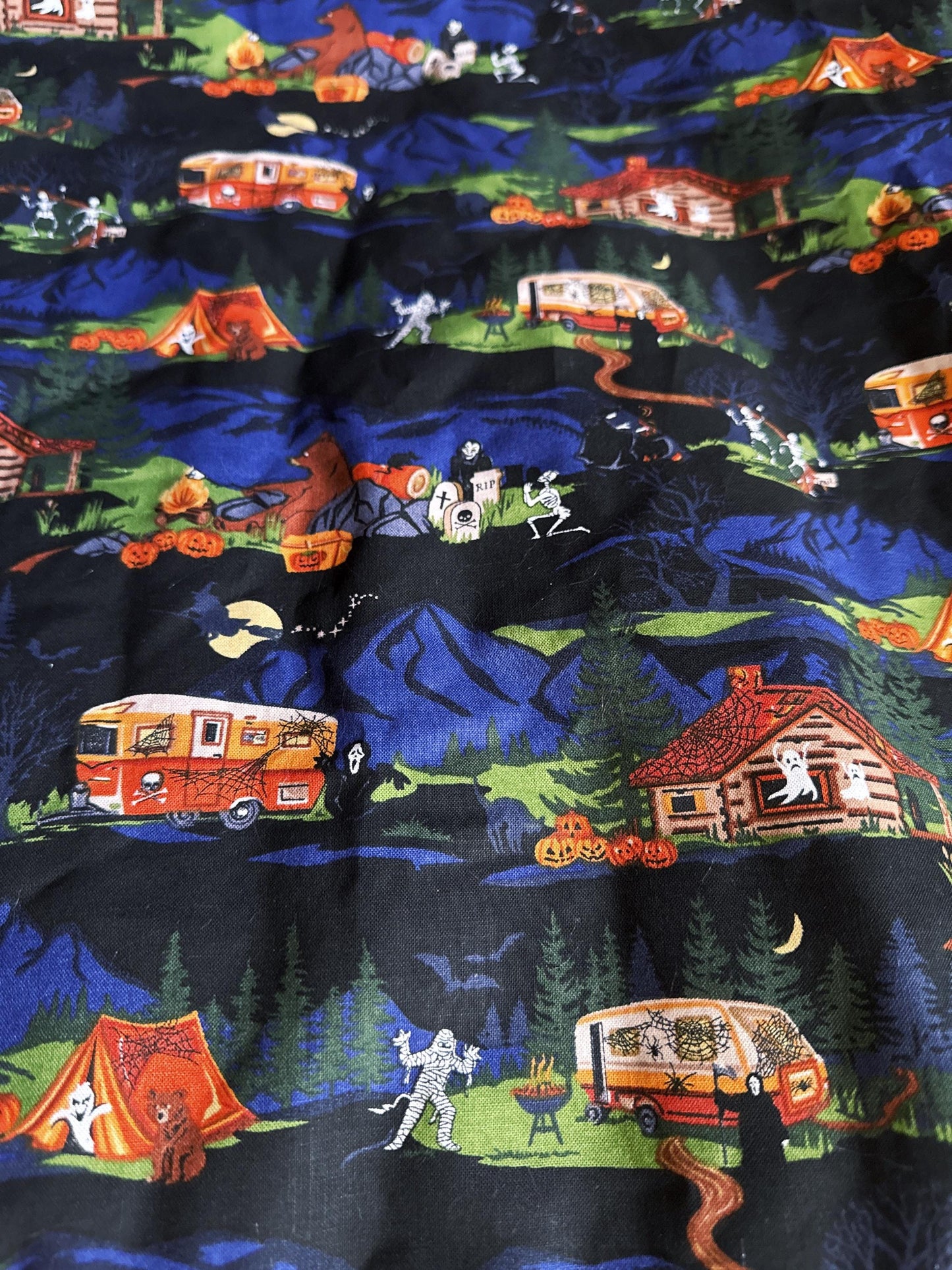Campground Haunting Snuggle Sack Bed
