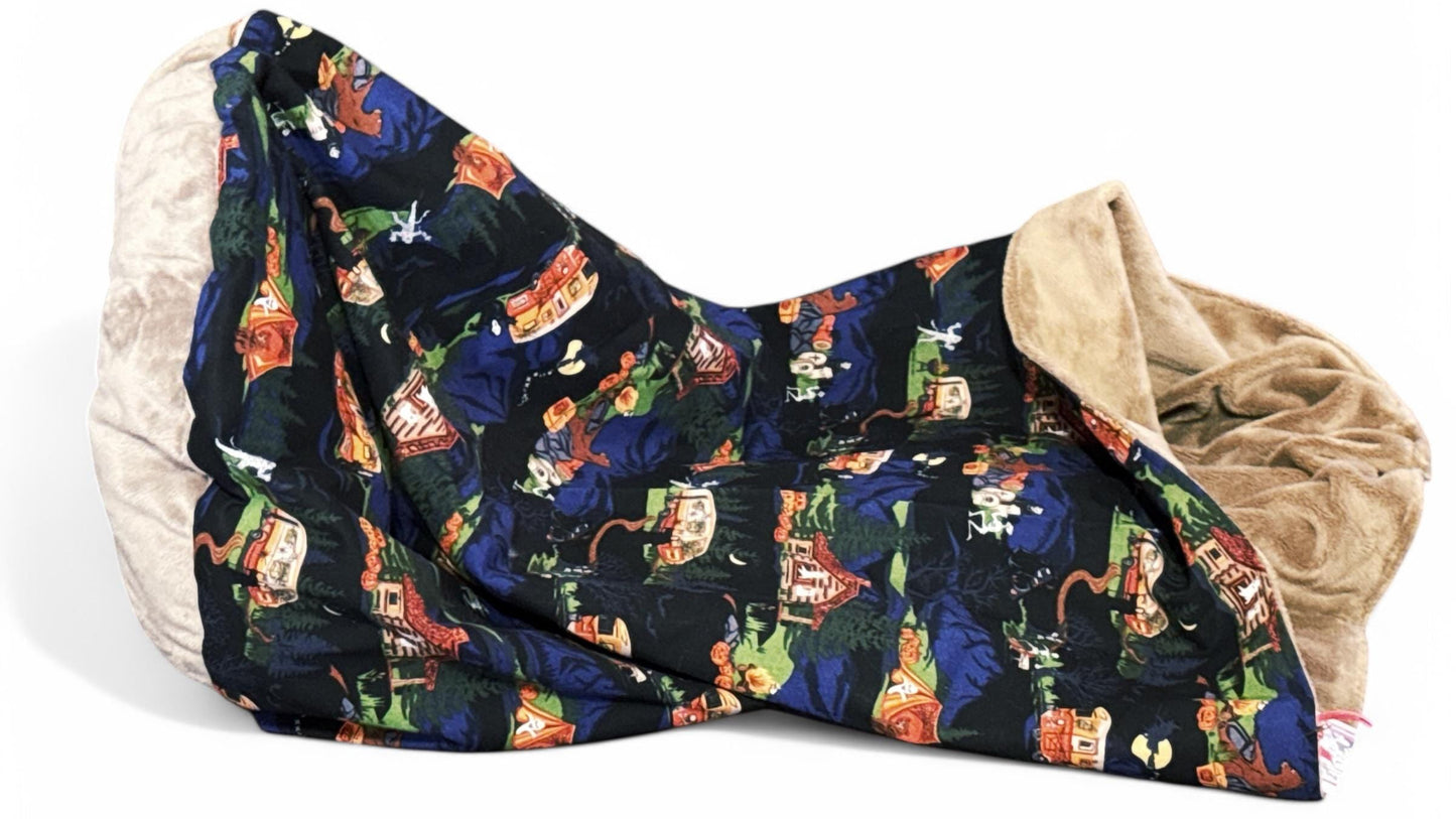 Campground Haunting Snuggle Sack Bed