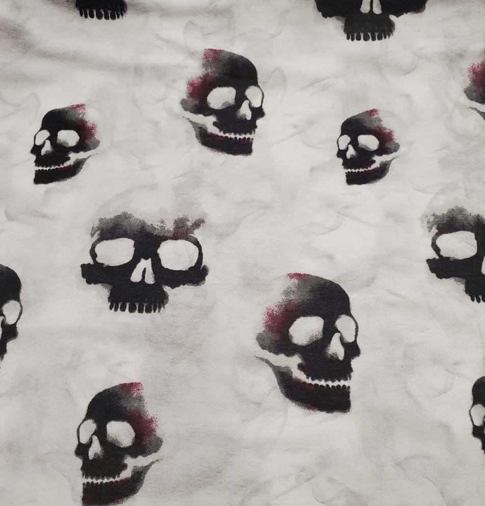 Faded Skulls Nest Bed