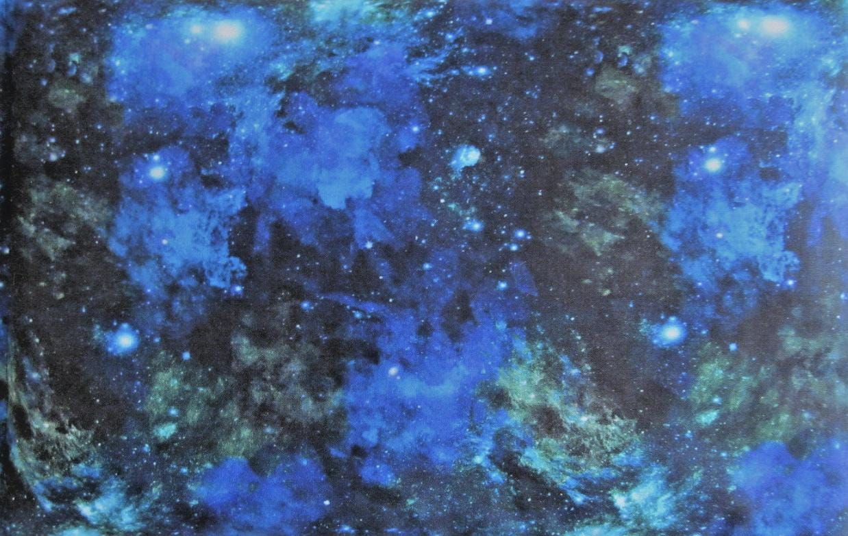Galaxy Watercolor Nest Bed