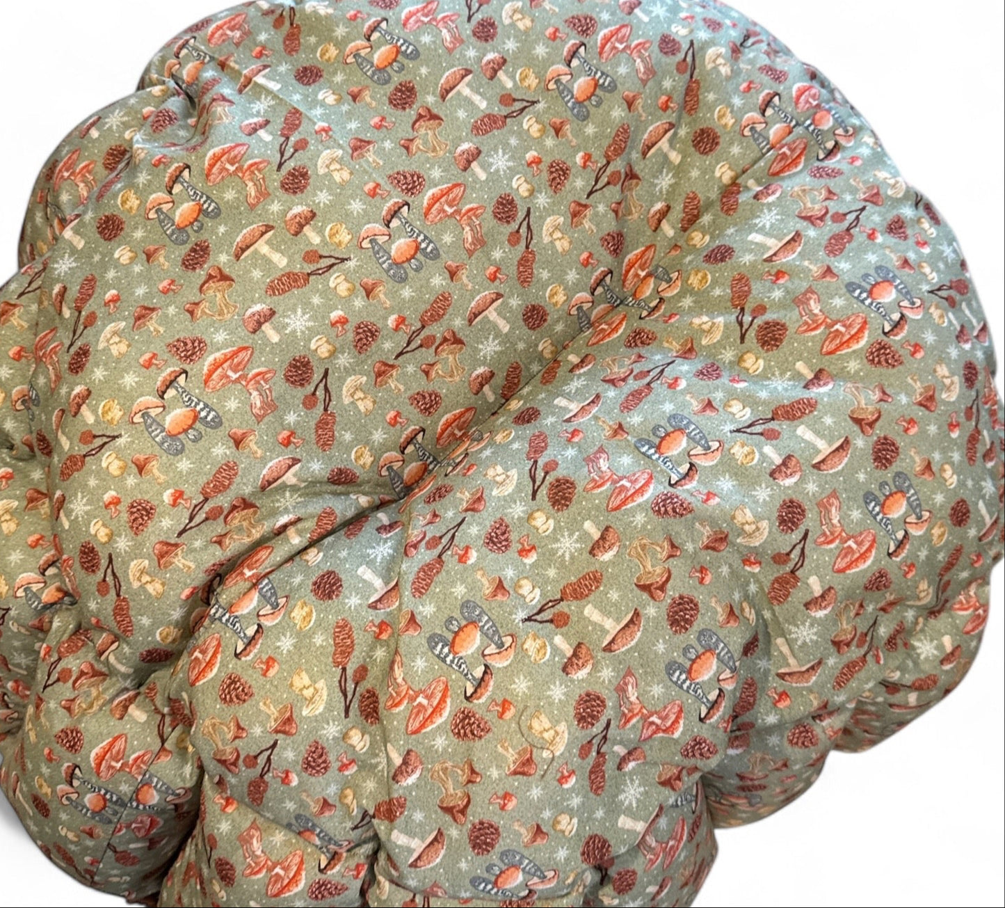 Winter Shrooms Nest Bed