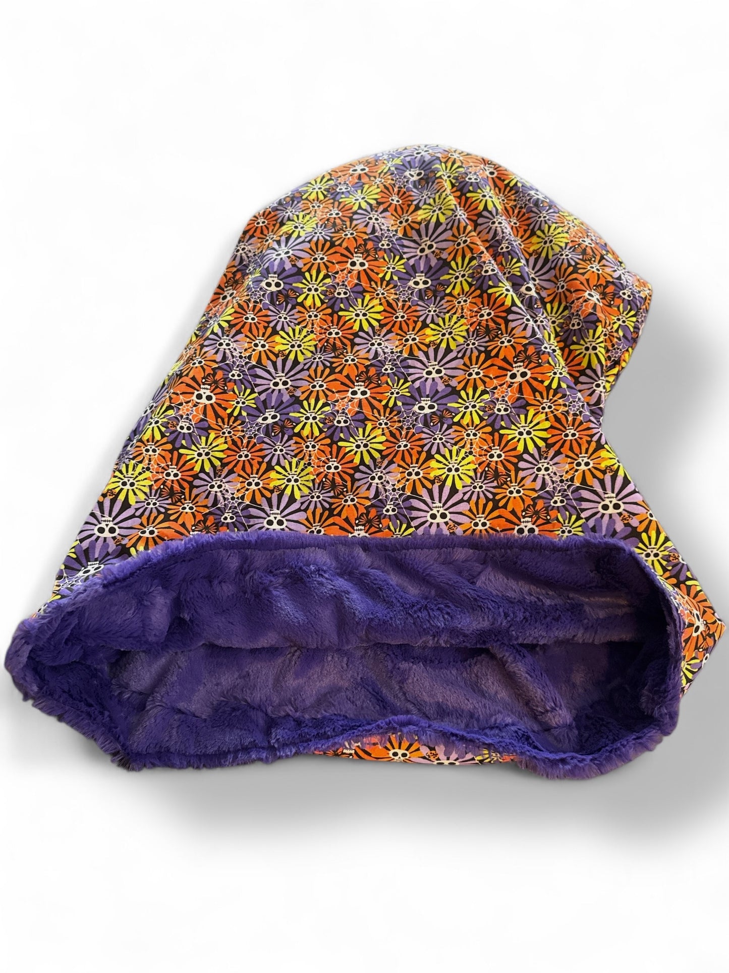 Blooming Skulls Snuggle Sack Bed