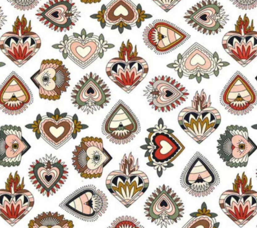 Boho Sacred Hearts Nest Bed
