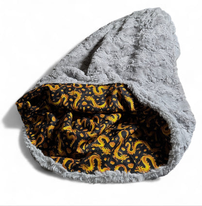 Golden Dragons Snuggle Sack Bed