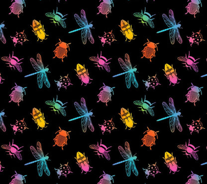 Kaleidoscope Bugs Nest Bed