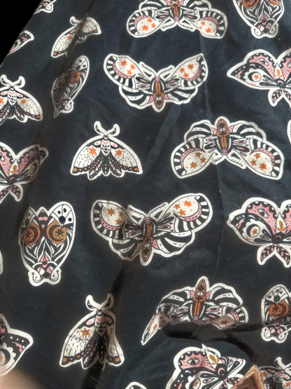 Wiccan Moths Snuggle Sack Bed