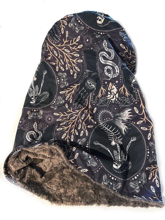 Siren's Skeleton Snuggle Sack Bed