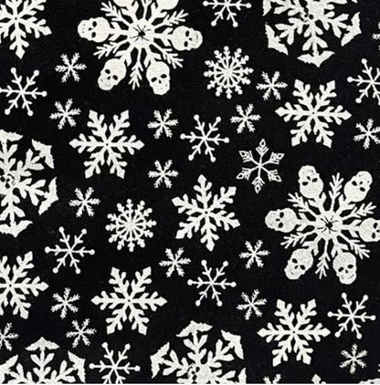 Skull Snowflakes Nest Bed