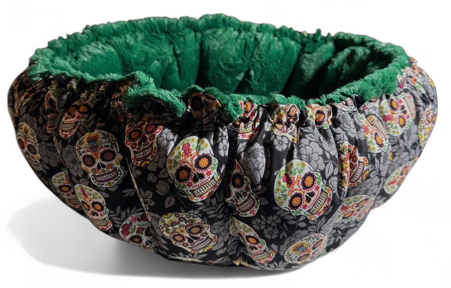 Floral Sugar Skulls Nest Bed