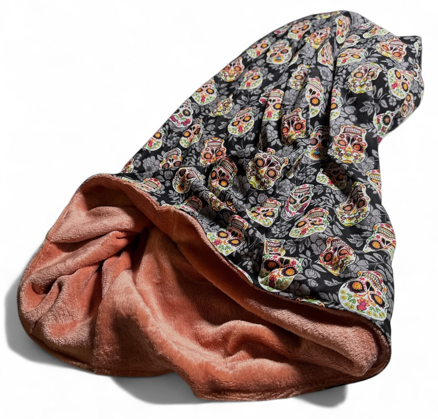 Floral Sugar Skulls Snuggle Sack Bed