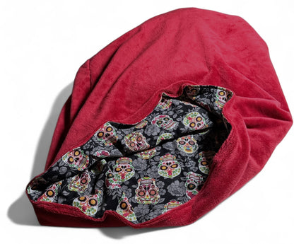 Floral Sugar Skulls Snuggle Sack Bed