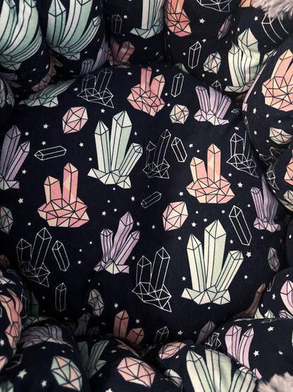 Colorful Crystals Snuggle Sack Bed