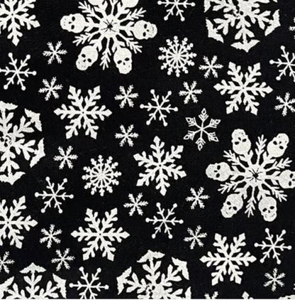Skull Snowflakes Snuggle Sack Bed