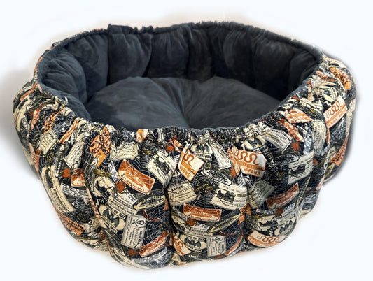 POISON Labels Orange Large Nest Bed