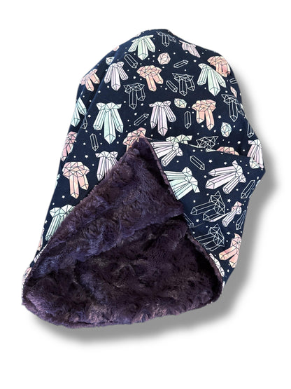 Colorful Crystals Snuggle Sack Bed