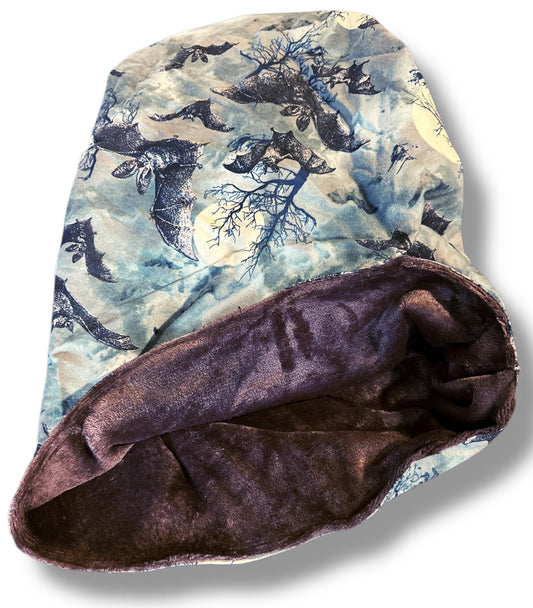 Moonlit Halloween (green) Snuggle Sack Bed