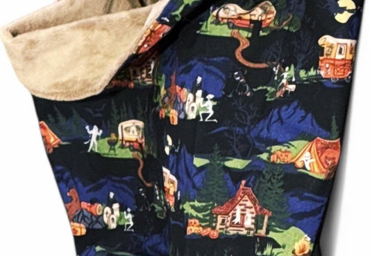 Campground Haunting Snuggle Sack Bed