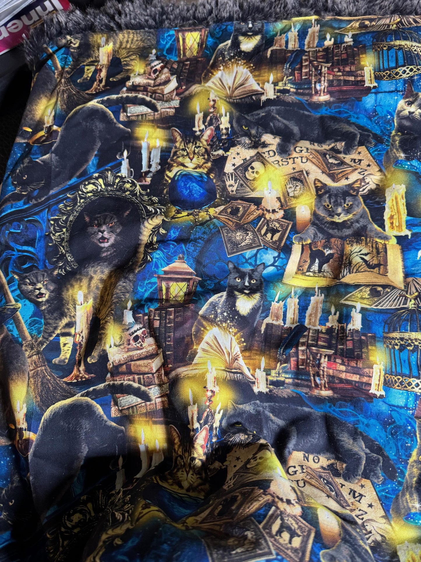 Mystical Meow Snuggle Sack Bed