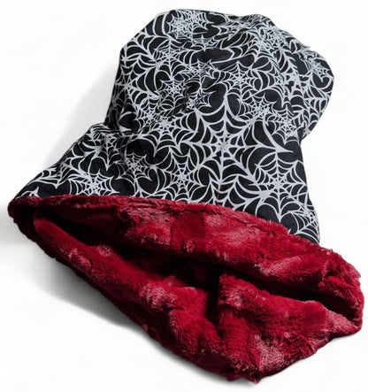 Web Noir Snuggle Sack Bed